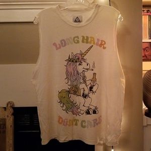 Unif Tops Long Hair Dont Care Tank Poshmark